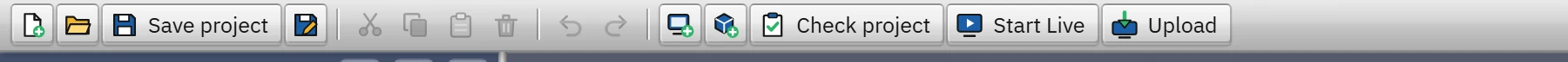 Toolbar.
